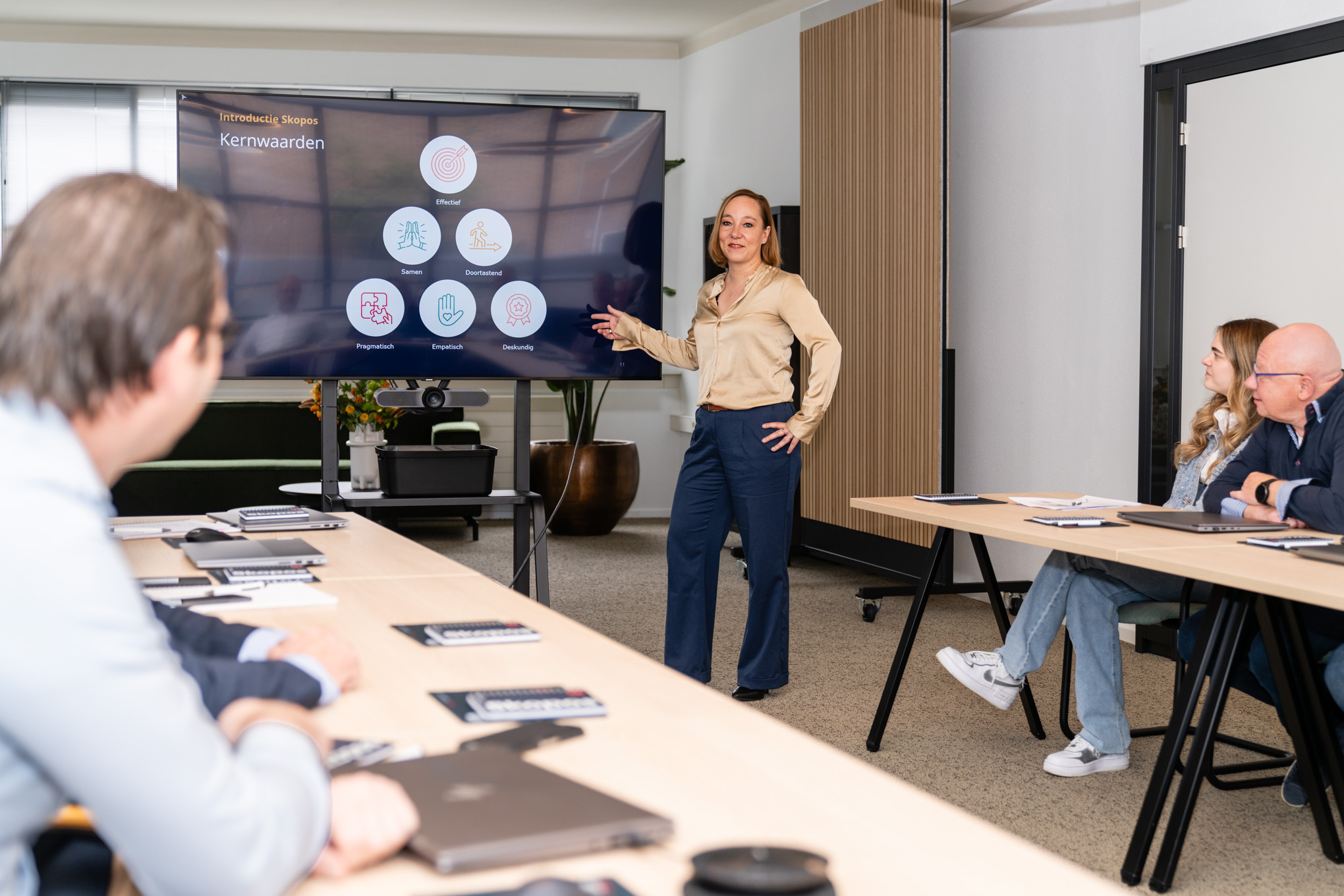 Projectmanager presenteert Projectmanager presenteert